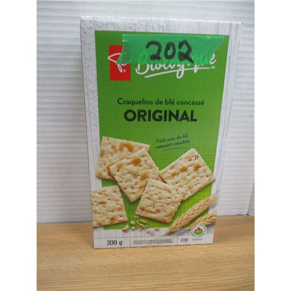SHELF PULLS (AS IS):  ORIGINAL STONE WHEAT CRACKERS - BOX