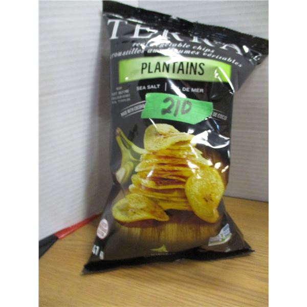 SHELF PULLS (AS IS):  TERRA PLANTAIN CHIPS - BAG