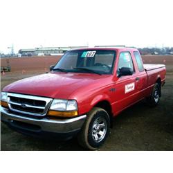 2000 FORD RANGER XLT SUPERCAB 4 X 2  PICKUP