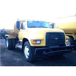 1997 FORD F SERIES S/A 2000 GALLON WATER TRUCK