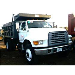 1998 FORD F SERIES S/A DUMP TRUCK
