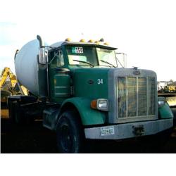 1993 PETERBILT 357 T/A MIXER TRUCK