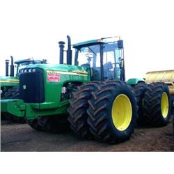 2004 JOHN DEERE 9520 4 X 4 ARTICULATED SCRAPER SPECIAL AG TRACTOR