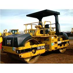 1998 CATERPILLAR CB534C TANDEM VIBRATORY SMOOTH DRUM  ROLLER