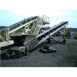 1997 KOLBERG 2B2450 SERIES II 24in. X 50ft.  RADIAL STACKING CONVEYOR