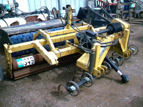 HARLEY GLENMAR PRO 8 HYDRAULIC POWER RAKE ATTACHMENT