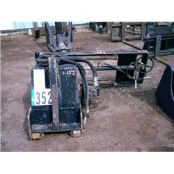 BOBCAT HYDRAULIC BUTT GRINDER ATTACHMENT TO FIT SKID STEER LOADER