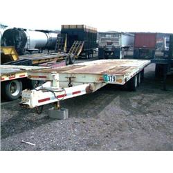 1985 TRAIL MASTER TD24  T/A TILT DECK EQUIPMENT TRAILER