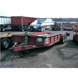 1997 NATIONAL 24ft. T/A EQUIPMENT TRAILER