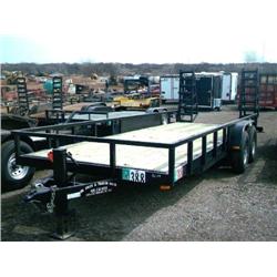 2005 CARGO CRAFT 83in. X 20ft. T/A UTILITY TRAILER