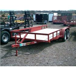 2005 C&M 82in.X16ft.  T/A UTILITY TRAILER