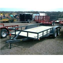 2005 C&M 82in.X16ft.  T/A UTILITY TRAILER