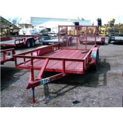 2005 C&M 76in. X 14ft. T/A UTILITY TRAILER