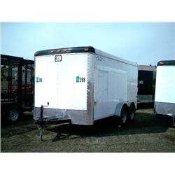 2005 CARGO CRAFT 7ft. X 14ft. T/A ENCLOSED CARGO TRAILER