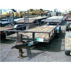 SHOPBUILT 20ft. T/A EQUIPMENT TRAILER