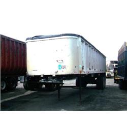 1980 MATE 35ft. T/A ALUMINUM END DUMP TRAILER