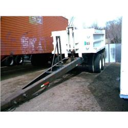 1982 WILLIAMSON 12CY T/A END DUMP PUP TRAILER