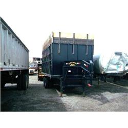 2005 C&M 8.5ft.X20ft. T/A ELECTRIC/HYDRAULIC GOOSENECK DUMP TRAILER
