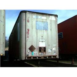 STRICK 40ft. T/A STORAGE VAN TRAILER