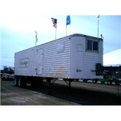 1951 BROWN MST 236 36ft. T/A OFFICE VAN TRAILER
