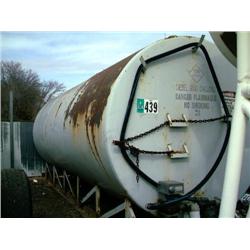 8000 GALLON FUEL TANK W/GORMAN RUPP ELECTRIC PUMP, METER, SKIDDED