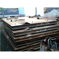 (6) BASE PLATES FOR K RAIL FORMS