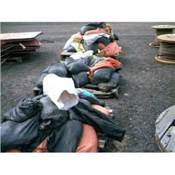 (4) PALLETS SAND BAGS