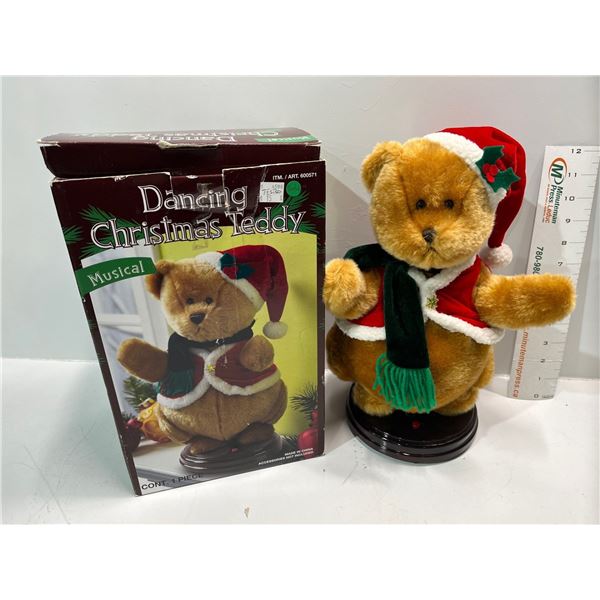 Dancing Christmas Teddy with Original Box