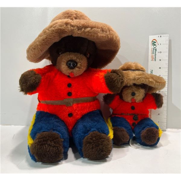 RCMP Father and Son Teddy Bears