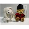Image 1 : Buckingham Palace Guard from Harrods and Snowflake Scarf Teddy Bears