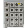 Image 1 : Binder Page of Canadian Nickels 1922,1928, 1933-34, 1937-40 1943-47 1949-54 &1967