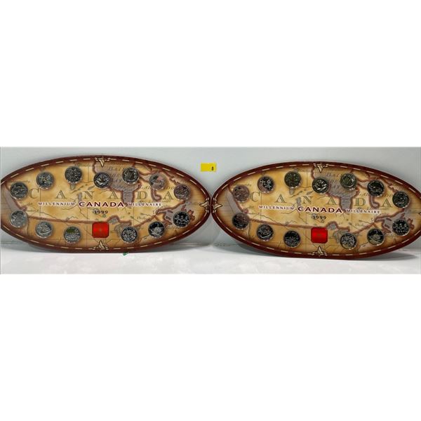 1999 Canadian Millennium Quarter Set (2 sets)