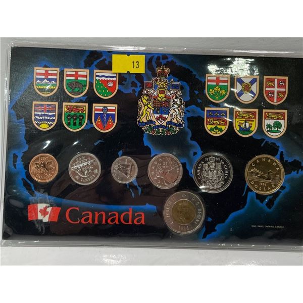 1996 Canadian 7 Coin Set