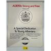 Image 1 : 1980 Alberta's 75th Anniversary and Creation of Alberta's Coat of Arms Medallion in Sleeve