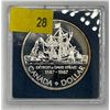 Image 1 : 1987 Canadian John Davis Dollar 23.3g 50% Silver