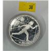 Image 1 : 1988 Canadian $20 Calgary Olympic Proof Coin 1 Troy Ounce Silver - Cross County Skiing