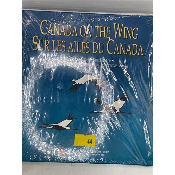 1995 Canadian "Canada on the Wing"  Fifty Cent Silver Coin Set 92.5% Silver