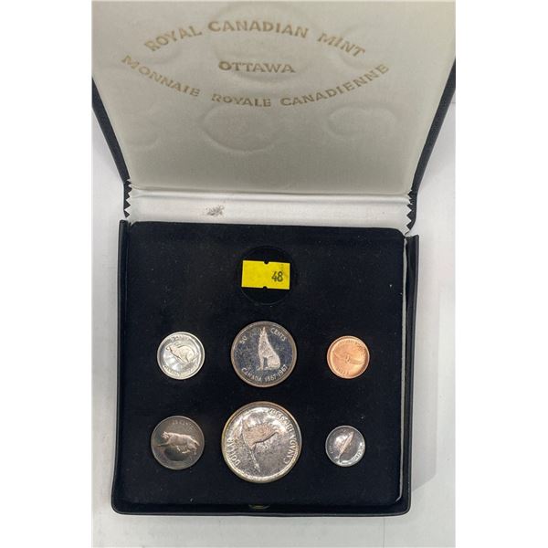 1967 Canadian Coin Set 43.1g 80% Silver