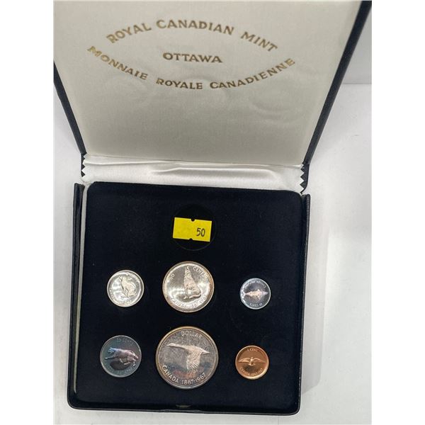 1967 Canadian Coin Set 43.1g 80% Silver