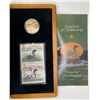 Image 2 : 2004 The Elusive Loon $1 Limited Edition Stamp & Coin Set 8g Aureate Bronze