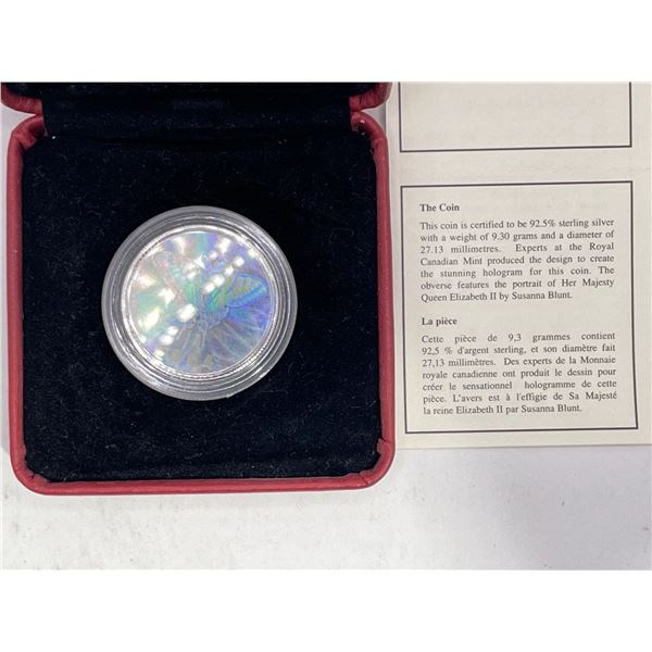 Canadian Tiger Swallowtail Coin 9.3g 92.5% Silver