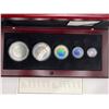 Image 1 : 2005 Canadian Silver Maple Leaf Hologram Set 99.99% Silver