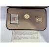 Image 1 : 150th Anniversary of the First Postage Stamp in Canada Set 5.39g 92.5% Silver cover in 24K Gold