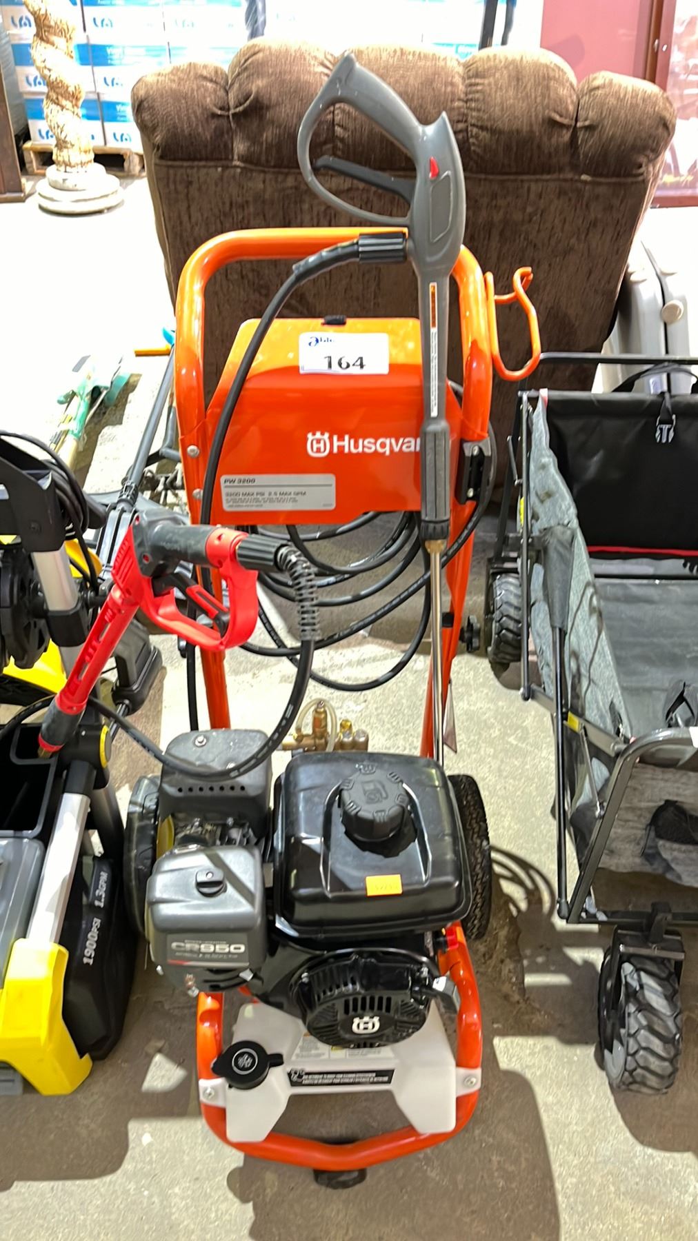 HUSQVARNA PW 3200 GAS PRESSURE WASHER WITH WAND AND HOSE AND KARCHER ...