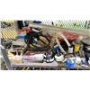 Image 2 : SHELF OF ASSORTED HARDWARE INCLUDING LEAK SEALANT, PERMA WRAP, STEEL STRAPPING, & MORE