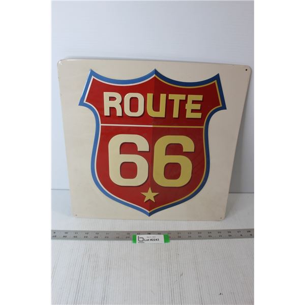 Route 66 Metal Sign