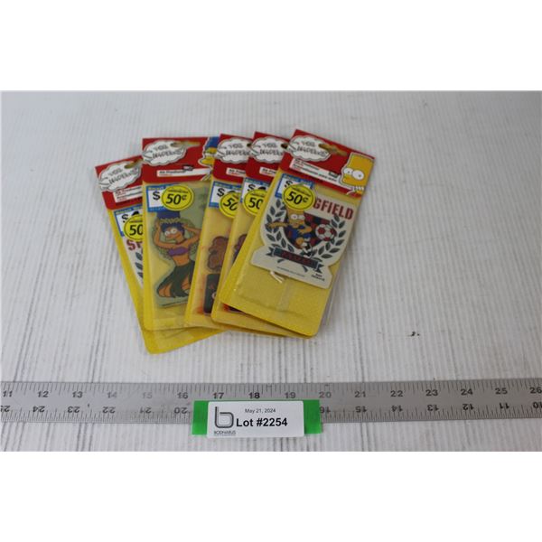 (5) Simpsons Air Fresheners - Sealed