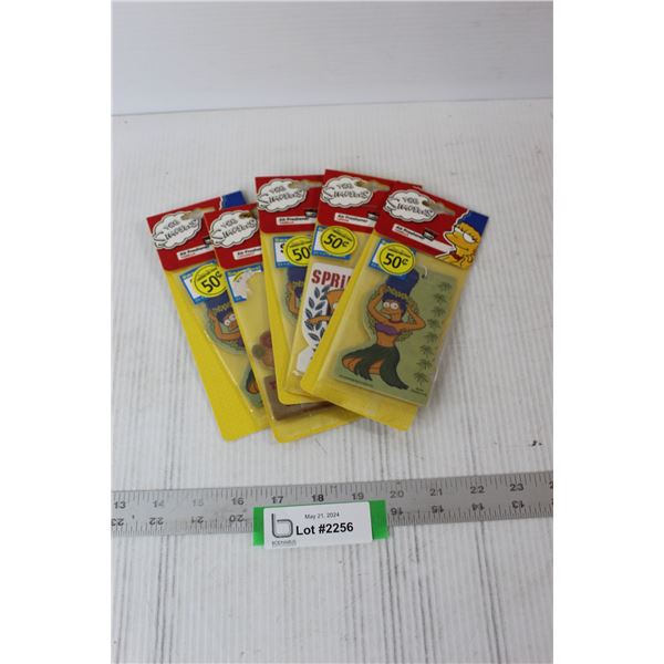 (5) Simpsons Air Fresheners - Sealed