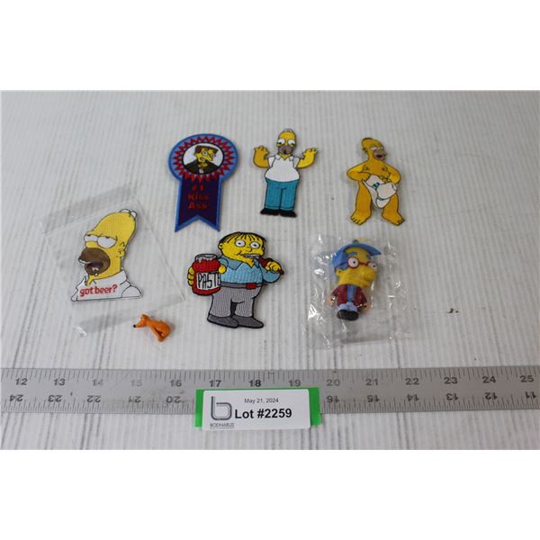 Simpsons Crests & Figurines