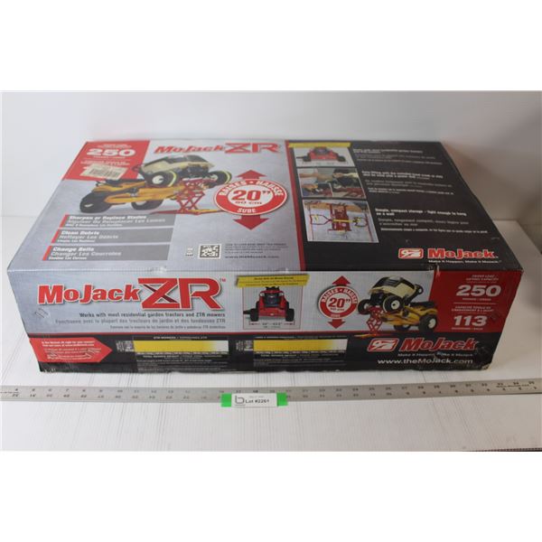 MoJack ZR Lawnmower Lift In Box With Manual